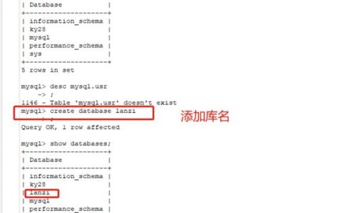 数据库命令有哪些？