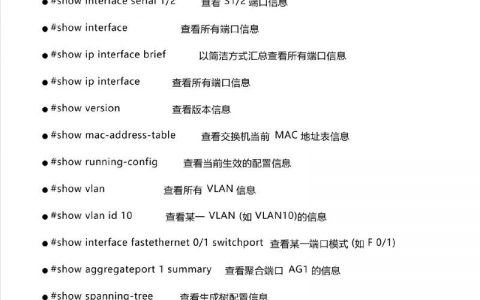 交换机命令教程，如何快速掌握核心命令？
