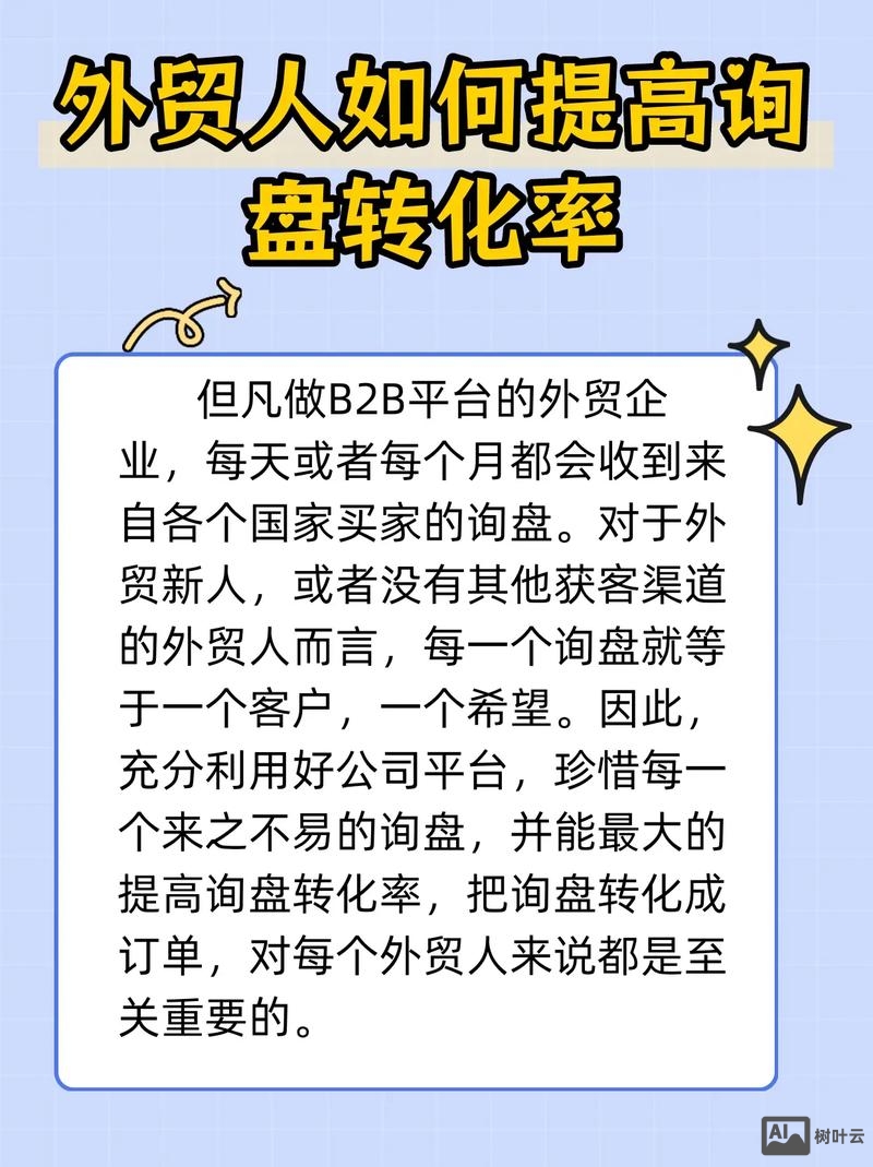 如何提高询盘转换率