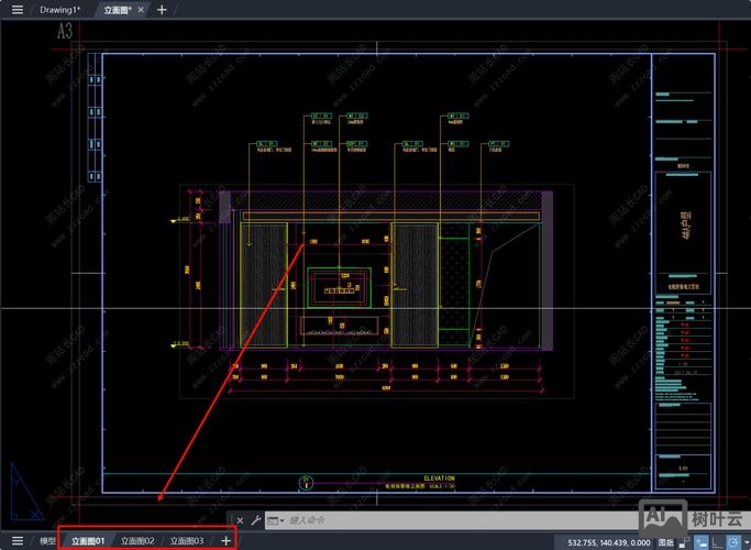 cad布局图层命令