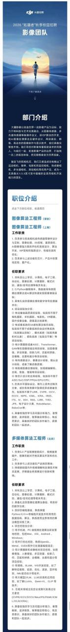 dji招聘 开发