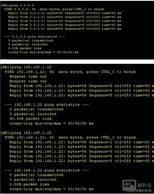 查看路由配置命令