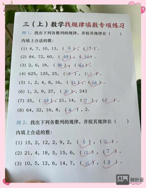 如何在数轴上找规律