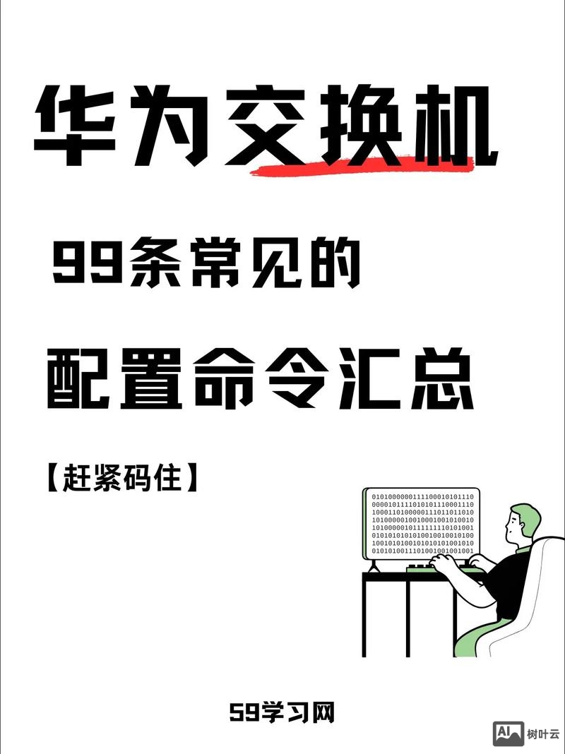 华为交换配置命令