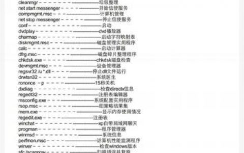 dos网络查看命令有哪些？