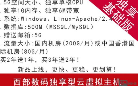 万网独享虚拟主机如何选？配置与性能怎样？