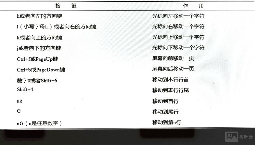 vi 快捷命令大全