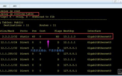 华为路由汇总命令如何配置与使用？