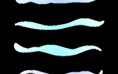 PS如何画渐变色线条？