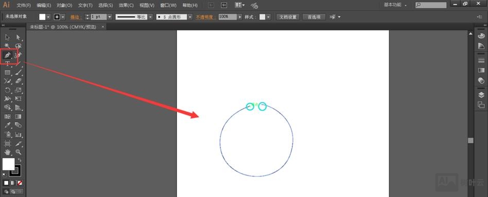 ai中如何连接线条