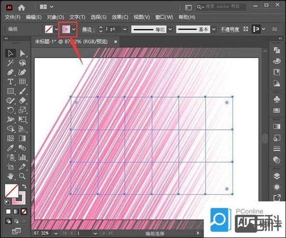 ai中如何连接线条