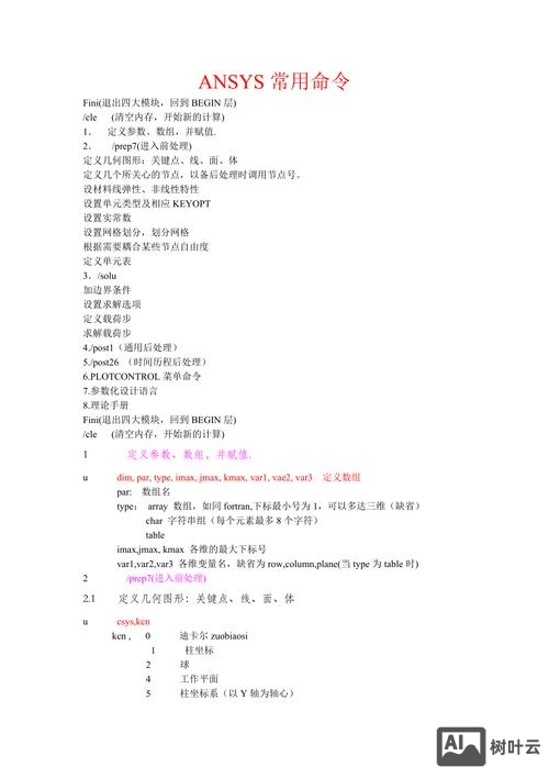 ansys命令流书籍