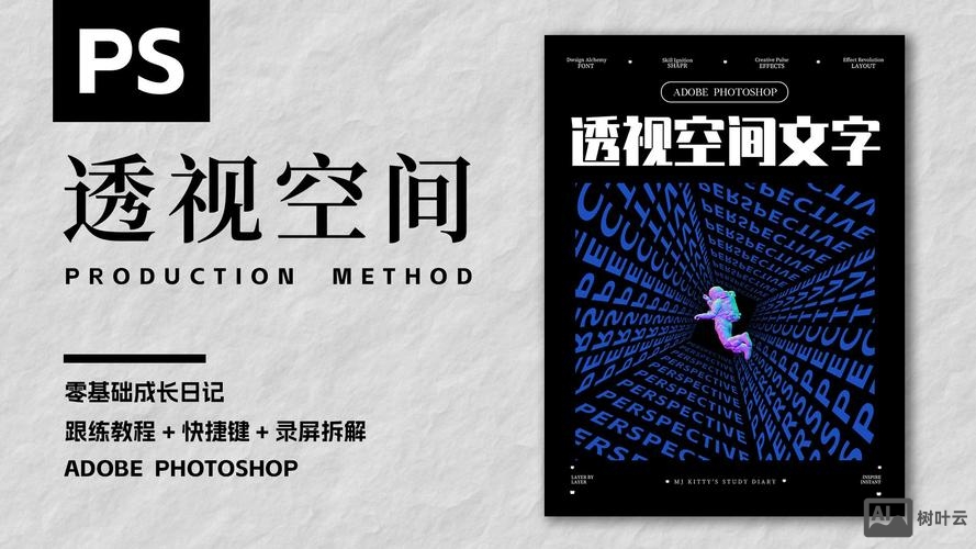 ps如何做立体透视字体