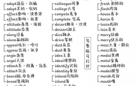 单词拼写怎么写才正确？