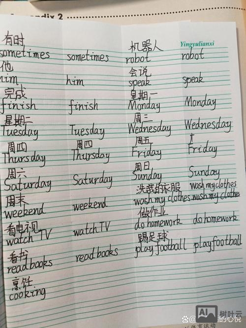 英语单词如何写格式