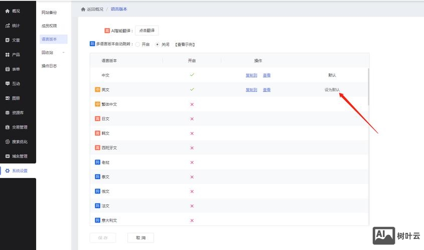 几种语言的网站如何做