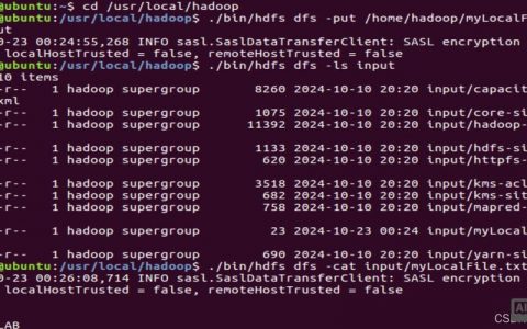 如何执行Hadoop命令？