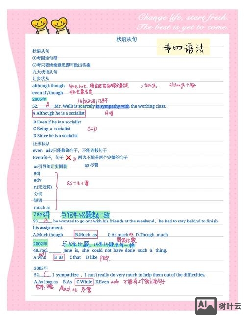 九大状语从句如何巧记