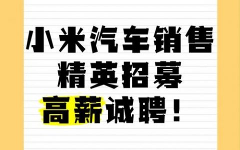 上海小米招聘，具体岗位和要求是什么？