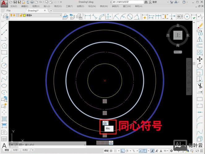 cad三点画圆命令