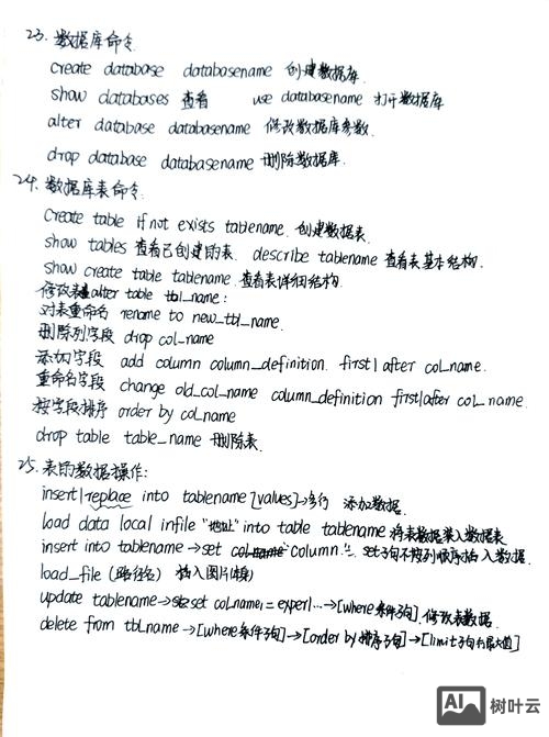 mysql 命令行 选择数据库