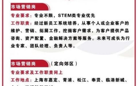 EAT上海招聘具体岗位和要求是什么？