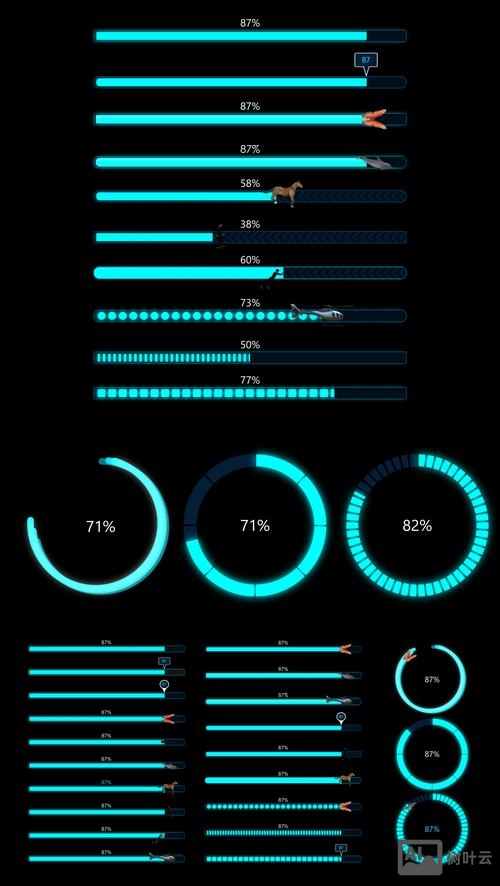 PS如何制作时间进度条