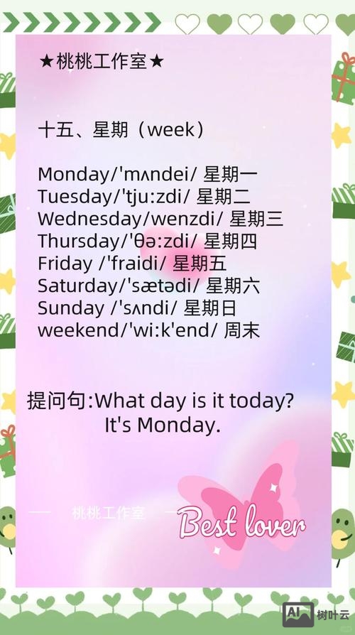 如何巧记星期的英文缩写