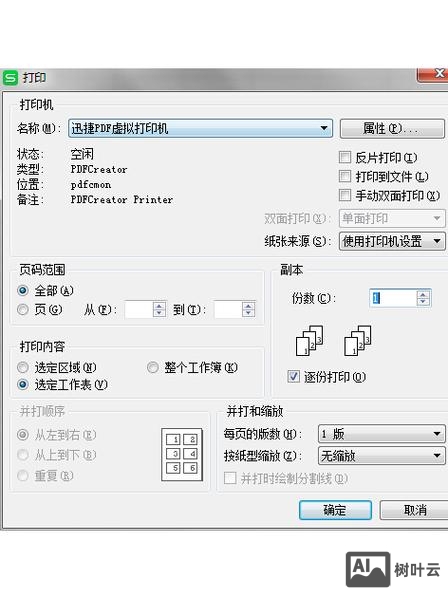 pdf打印机 命令行
