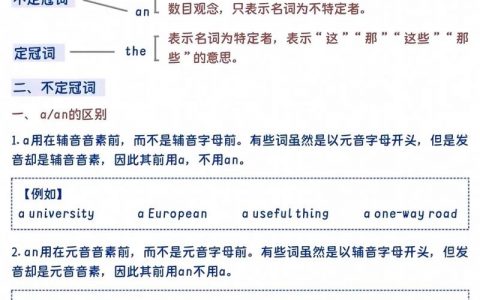 高中英语冠词导入，如何让学生轻松掌握？