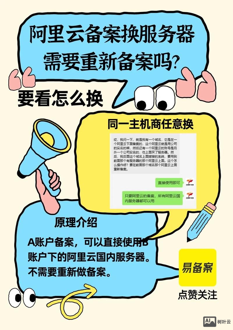 更换服务器如何备案