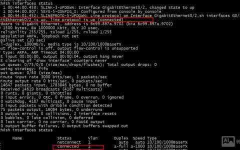 思科交换机排错常用命令有哪些？