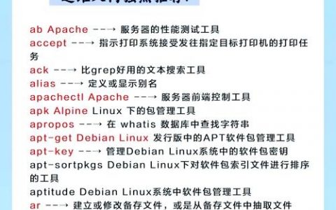 Linux访问服务器命令有哪些？