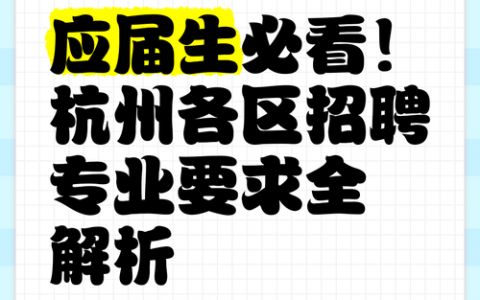 杭州DPI招聘，具体岗位和要求是什么？