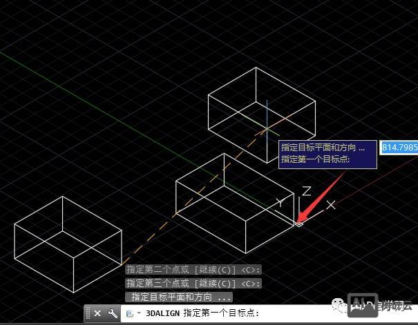 cad 3d旋转命令