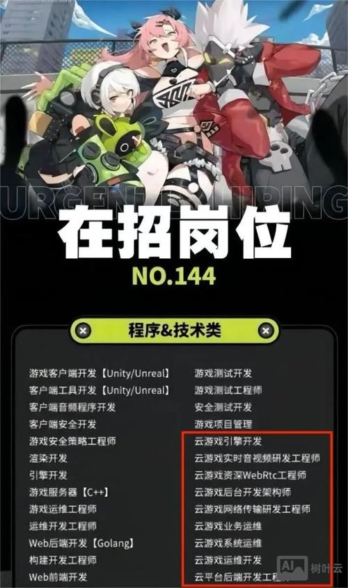 游戏云 招聘
