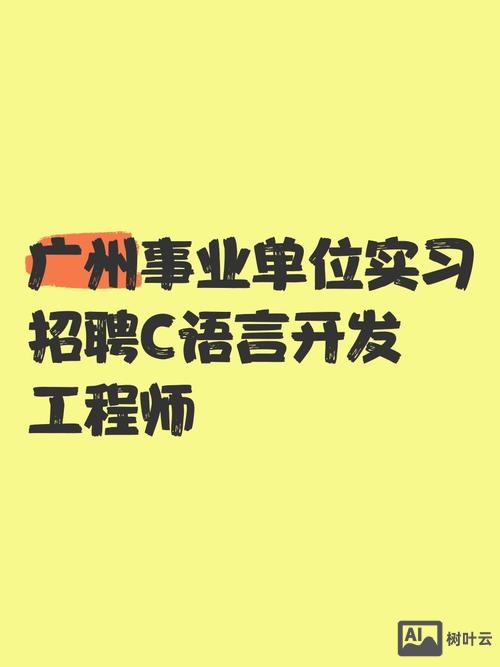 c 开发 招聘