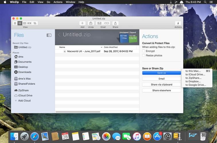mac 命令行 解压rar