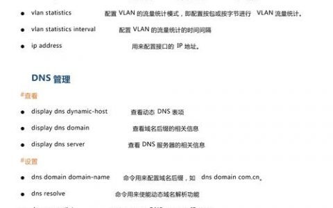 交换机both命令是什么？作用与用法详解