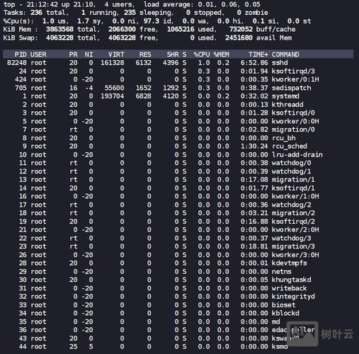 linux查看php进程命令