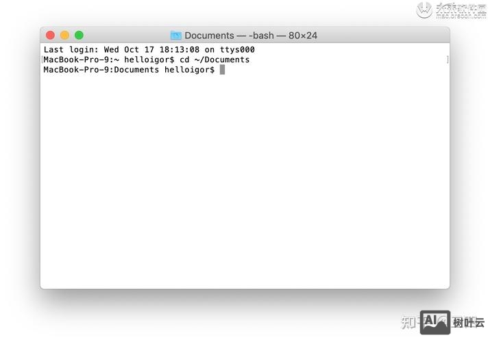 mac如何执行命令