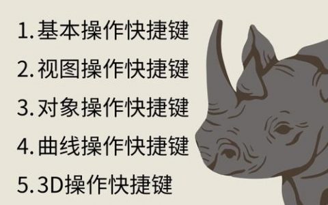 犀牛命令有哪些？常用命令速查指南？