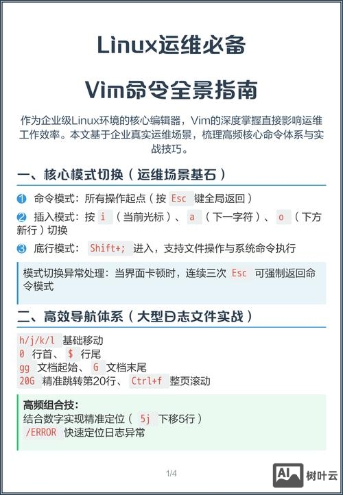 vim 命令使用方法