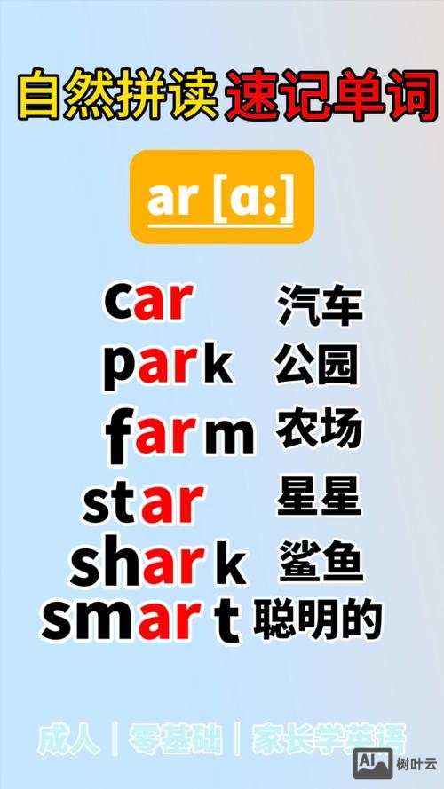 ar开头的单词如何记忆