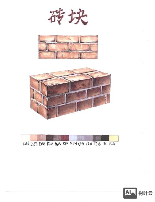 如何用ps标尺画砖块