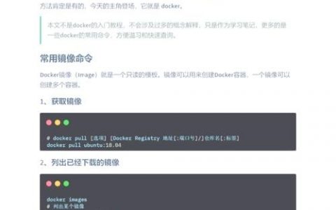 docker容器如何执行命令?