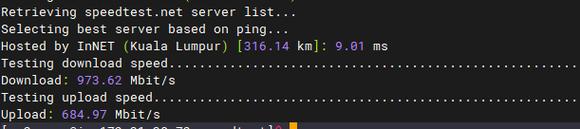 linux测网速命令