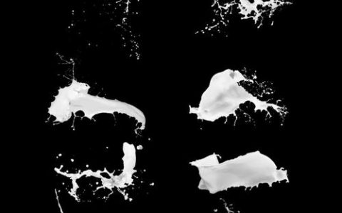 PS牛奶效果怎么做？