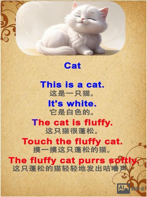 猫条用英语如何说
