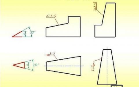 CAD锥度命令怎么用？